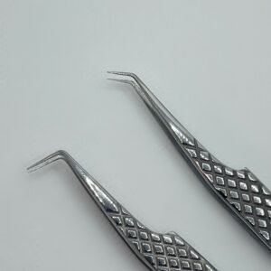 90° Diamond Grip Tweezers